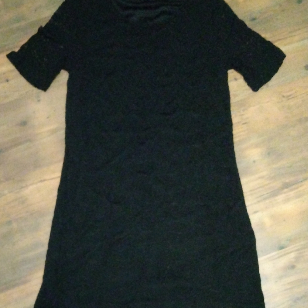 Apt. 9 Black Short Sleeve Lace Top